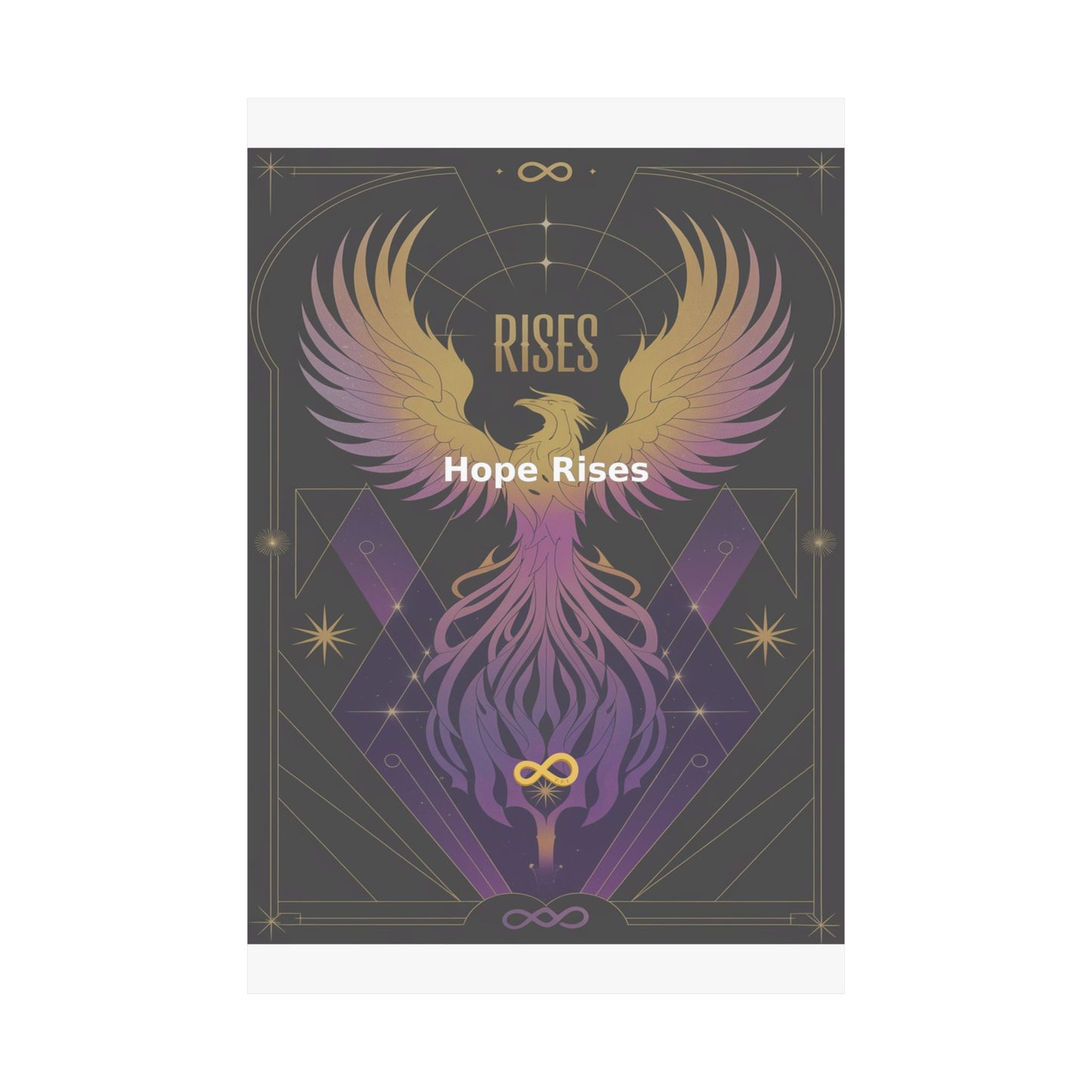 Hope Rises - Matte Vertical Posters