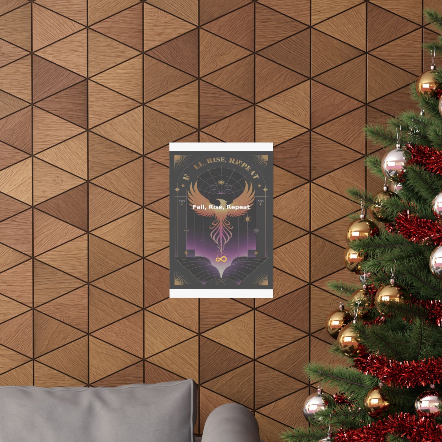 Fall, Rise, Repeat - Matte Vertical Posters