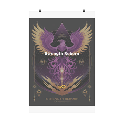 Strength Reborn - Matte Vertical Posters