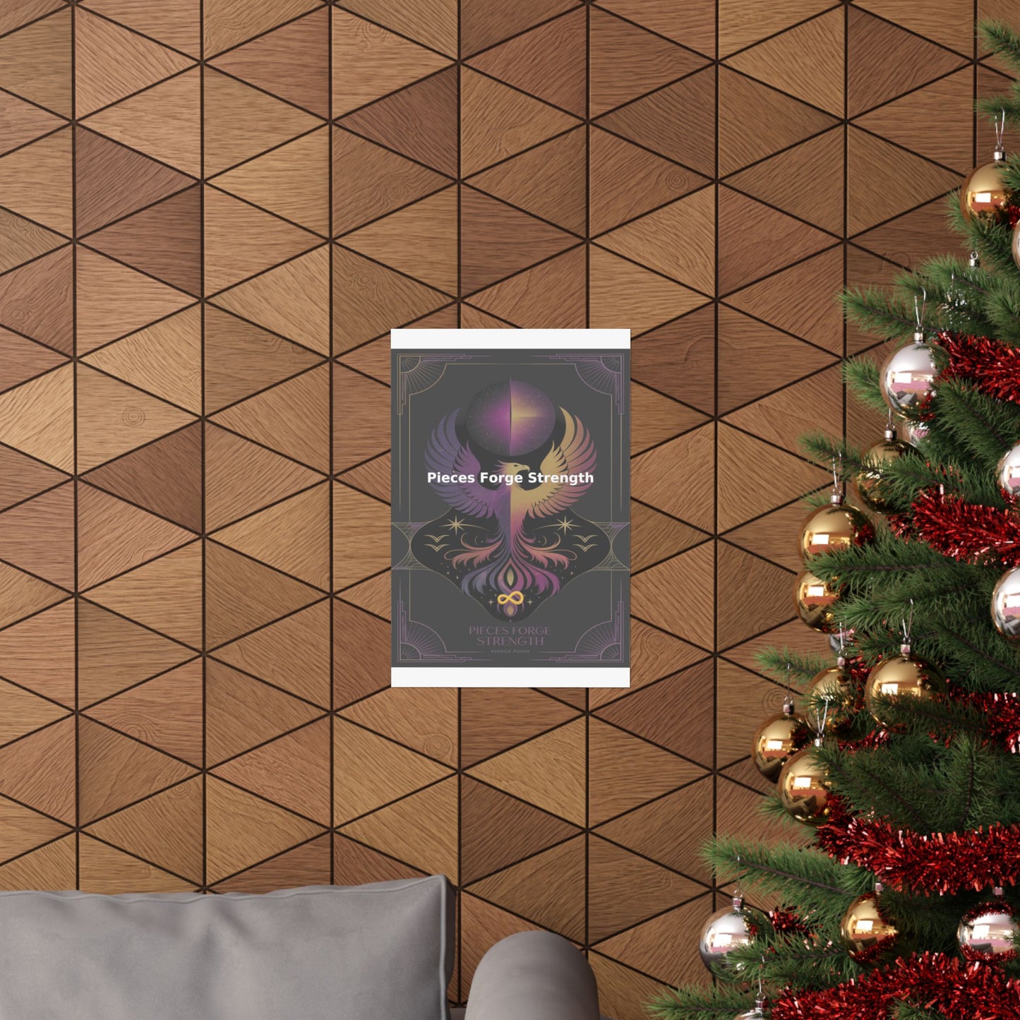 Pieces Forge Strength - Matte Vertical Posters