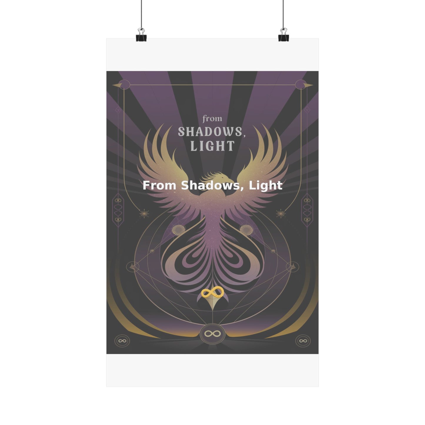 From Shadows, Light - Matte Vertical Posters