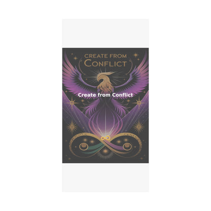 Create from Conflict - Matte Vertical Posters