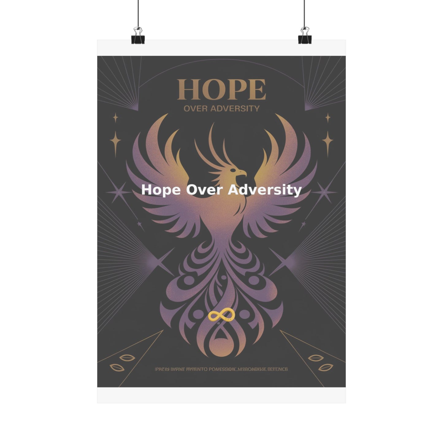 Hope Over Adversity - Matte Vertical Posters