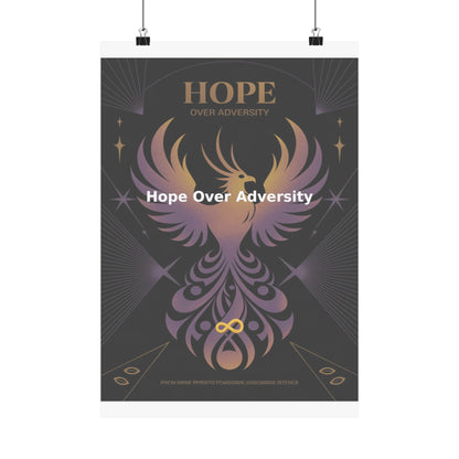 Hope Over Adversity - Matte Vertical Posters