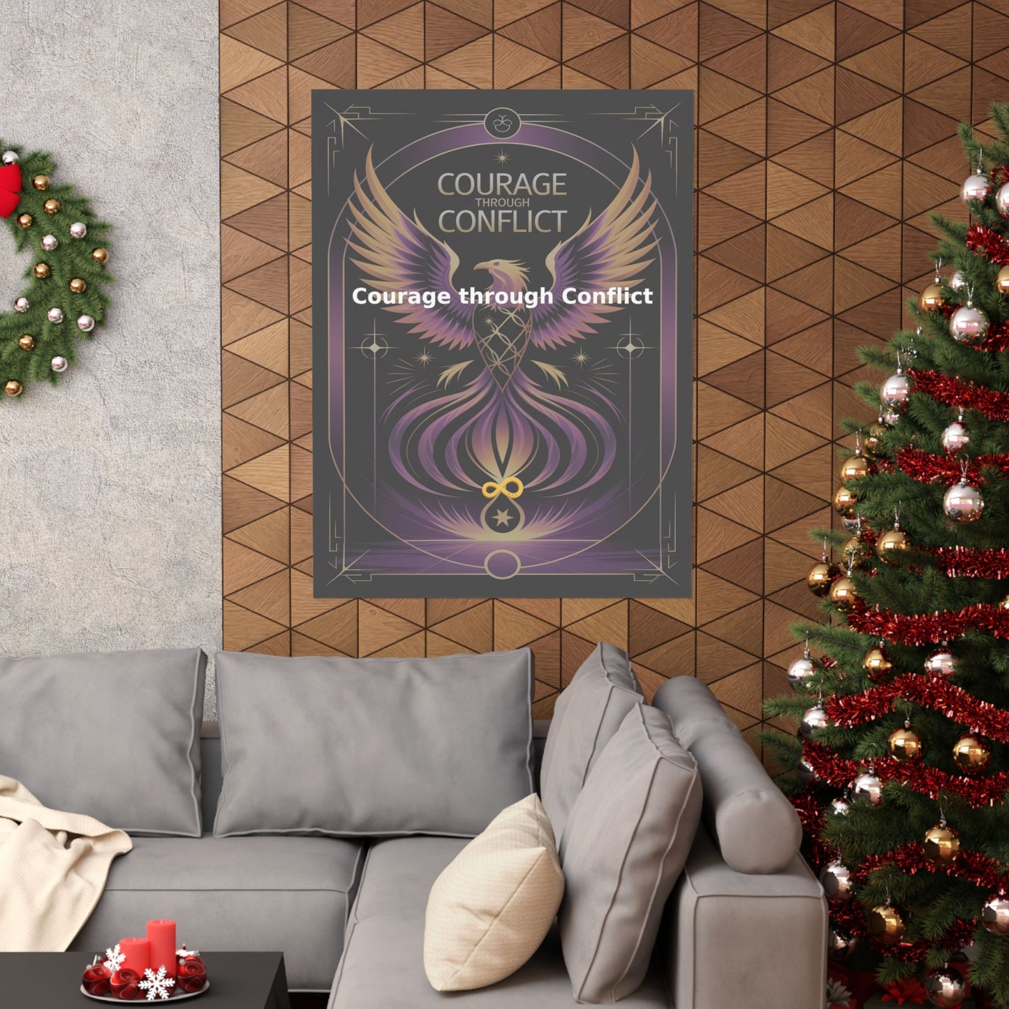 Courage through Conflict - Matte Vertical Posters