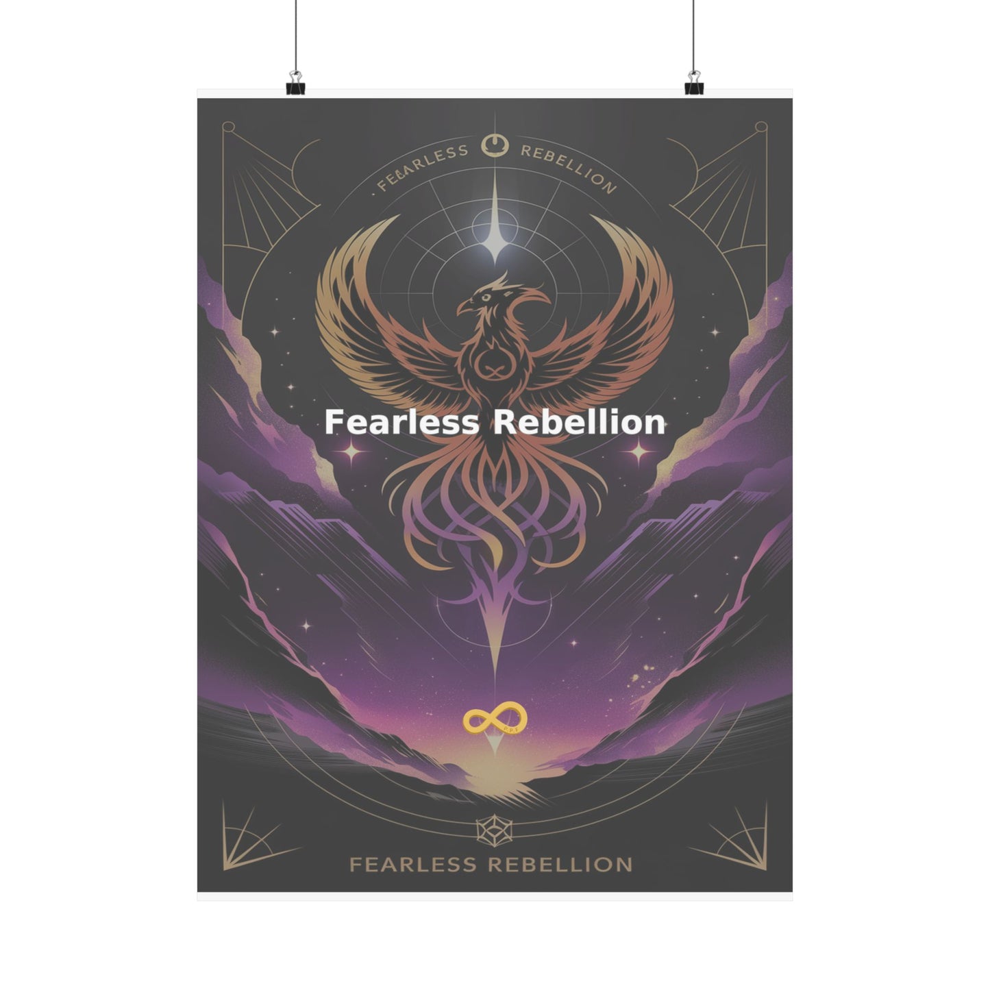 Fearless Rebellion - Matte Vertical Posters