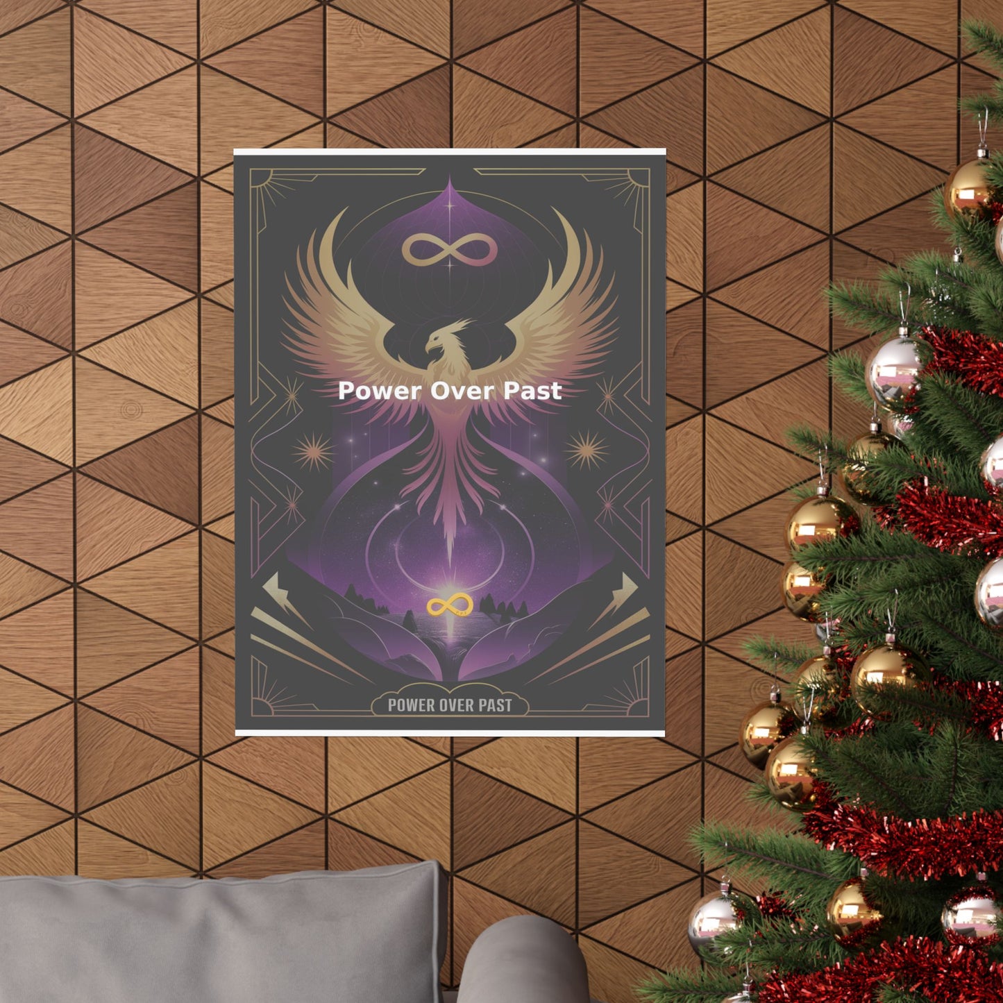 Power Over Past - Matte Vertical Posters