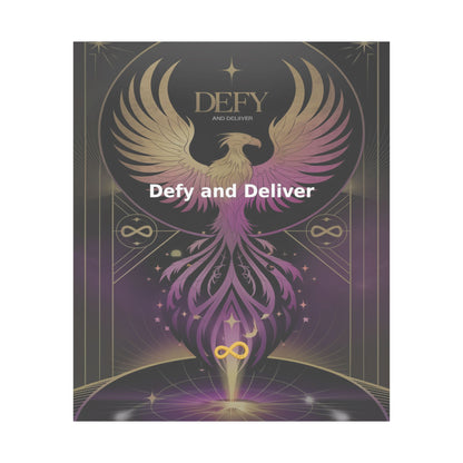 Defy and Deliver - Matte Vertical Posters