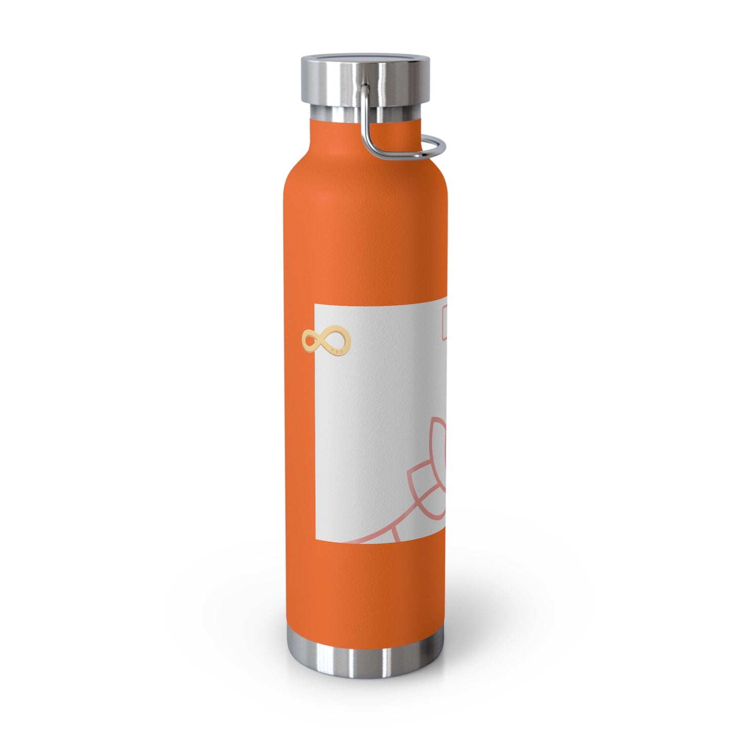 Korean Line - 힘내 (Himnae) - Copper Vacuum Insulated Bottle, 22oz