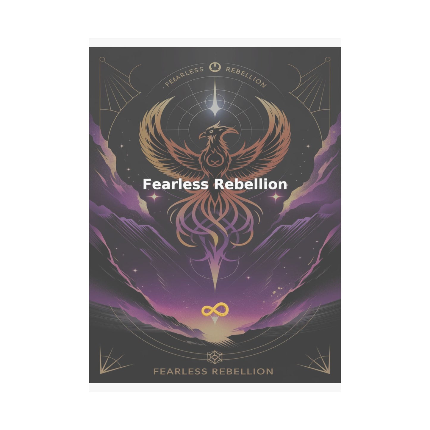 Fearless Rebellion - Matte Vertical Posters
