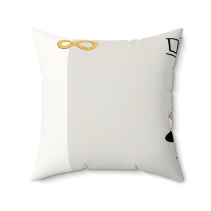 Korean Line - 진짜 (Jinjja) - Faux Suede Square Pillow