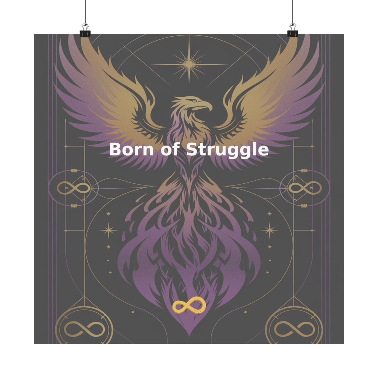 Born of Struggle - Matte Vertical Posters