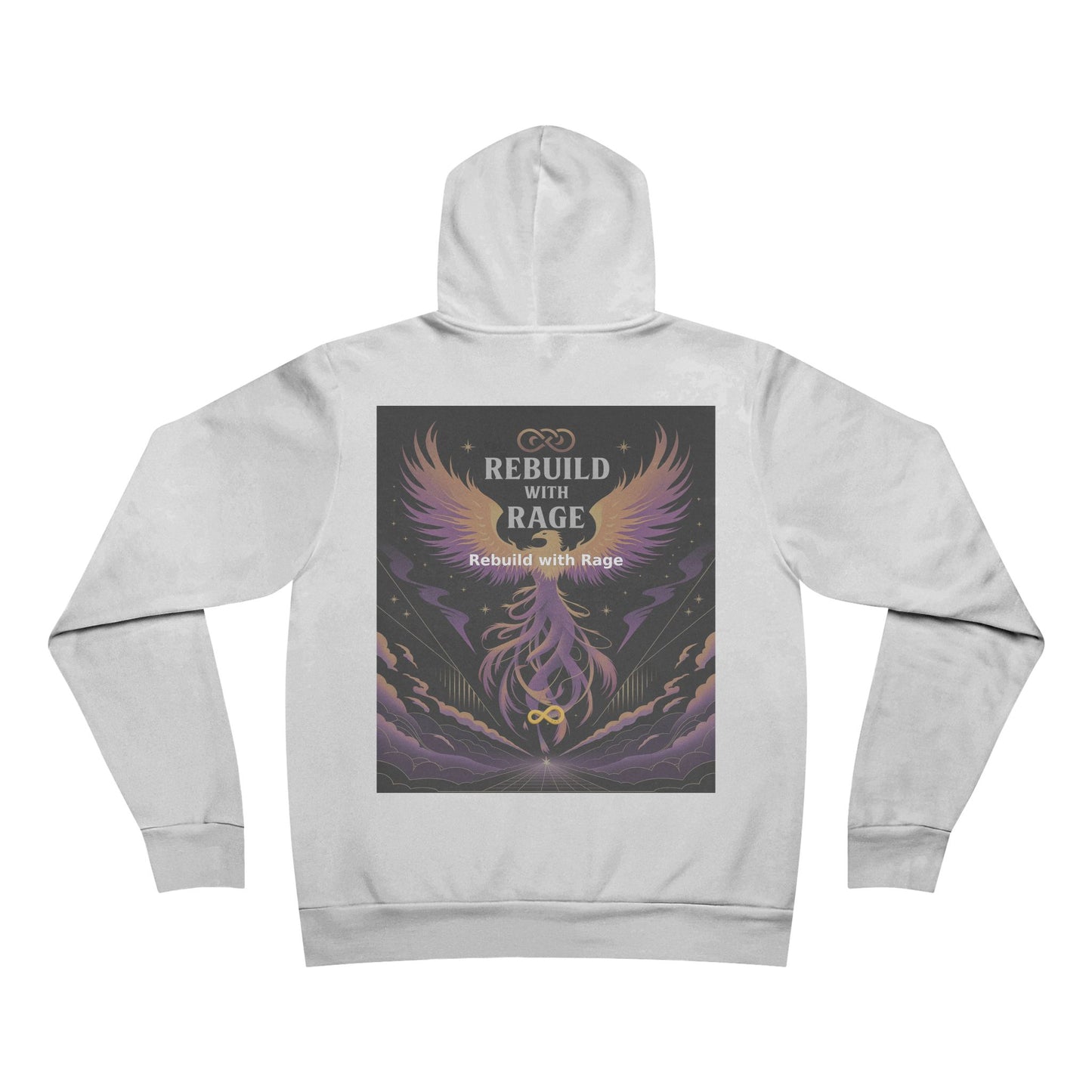 Rebuild with Rage - Unisex Sponge Fleece Pullover Hoodie