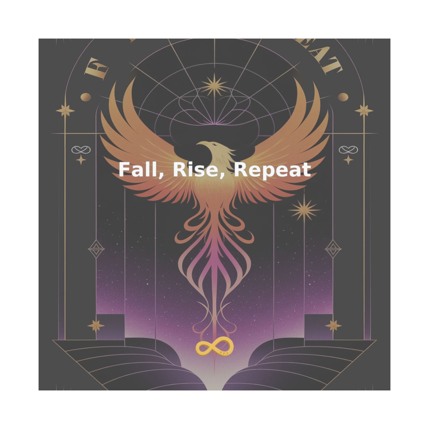 Fall, Rise, Repeat - Matte Vertical Posters