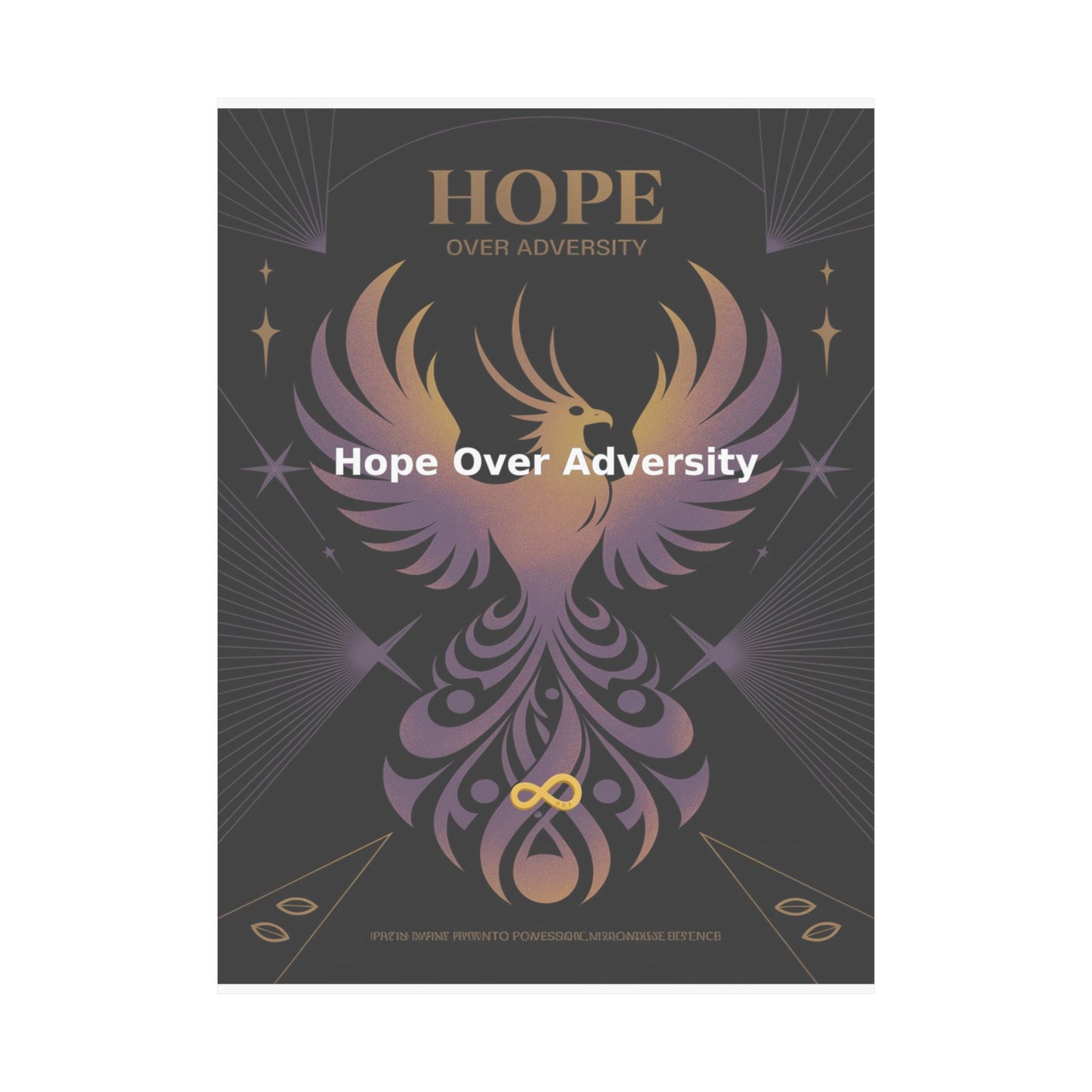 Hope Over Adversity - Matte Vertical Posters