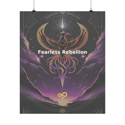 Fearless Rebellion - Matte Vertical Posters