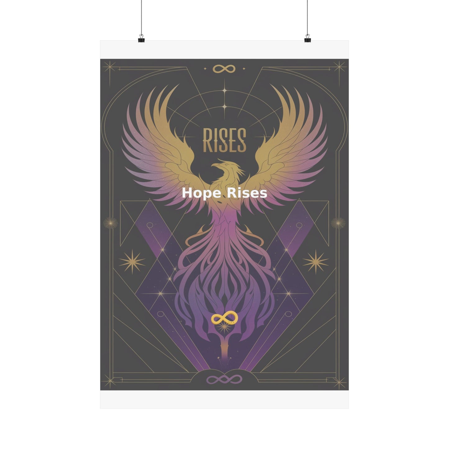 Hope Rises - Matte Vertical Posters