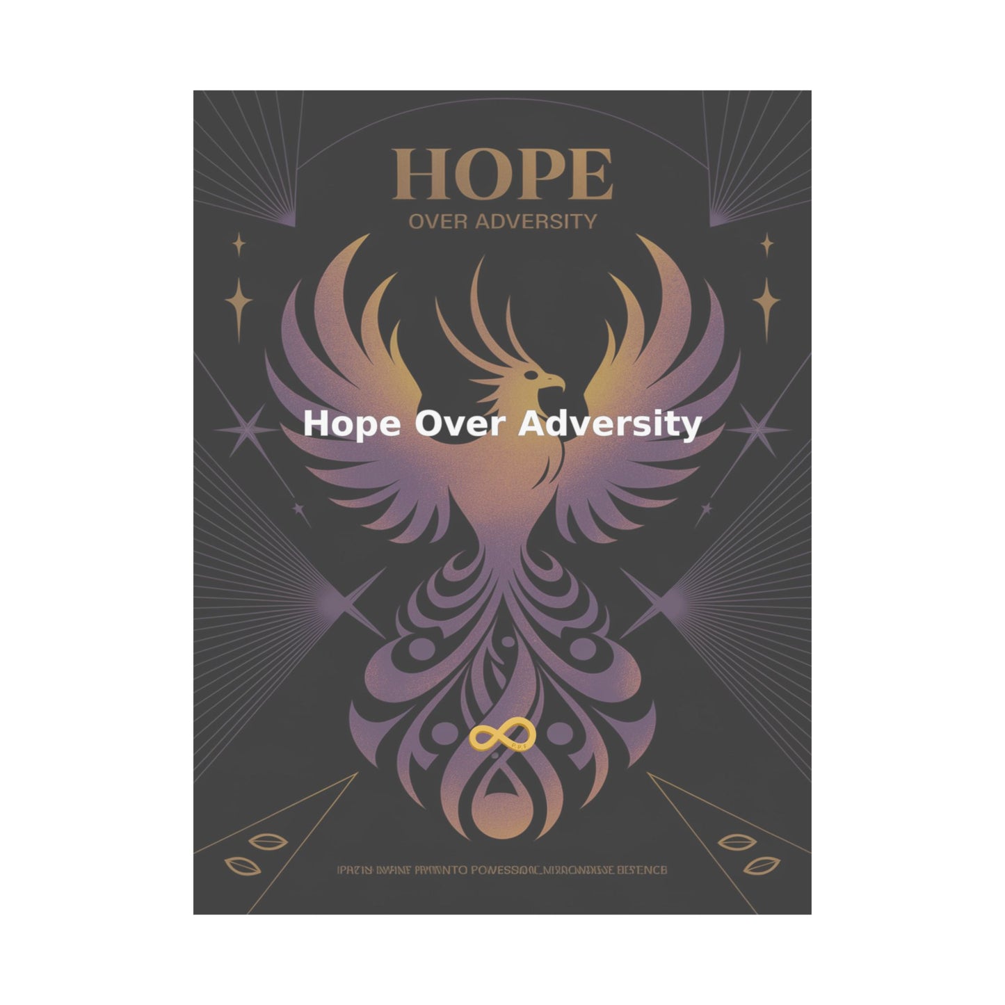 Hope Over Adversity - Matte Vertical Posters