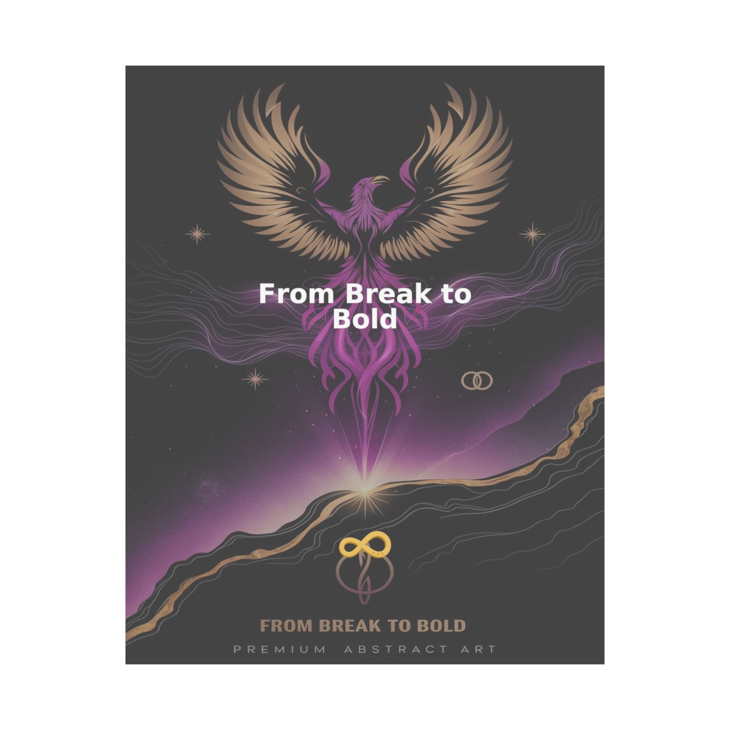 From Break to Bold - Matte Vertical Posters