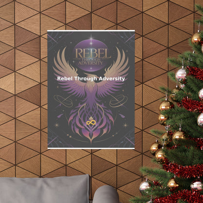Rebel Through Adversity - Matte Vertical Posters
