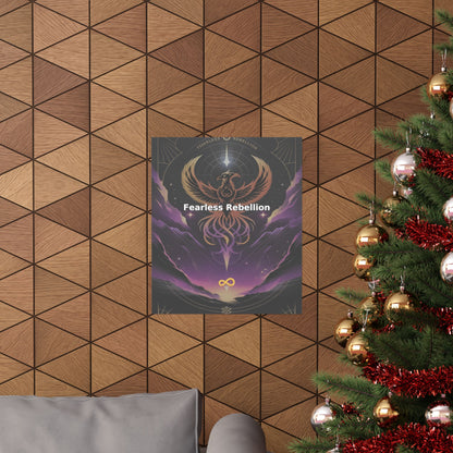 Fearless Rebellion - Matte Vertical Posters