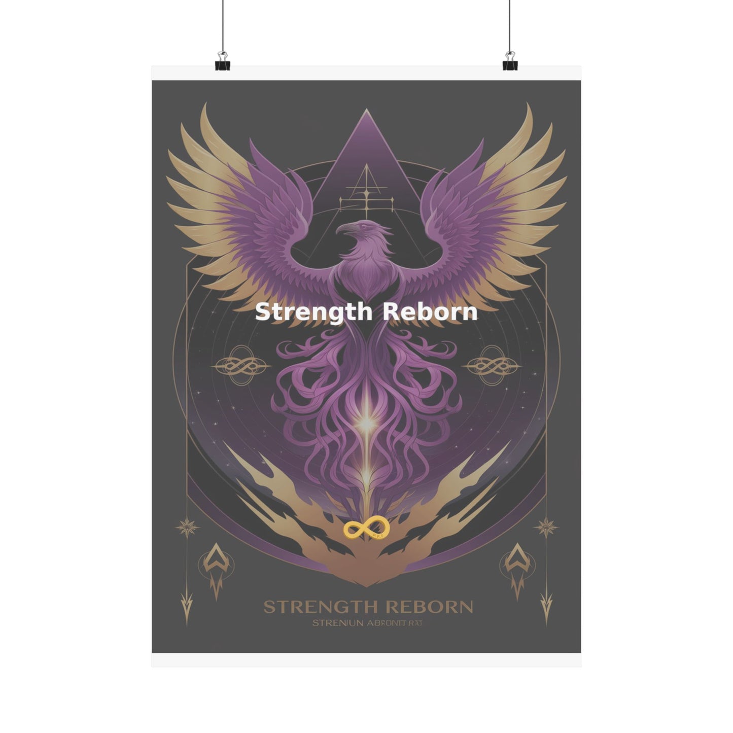 Strength Reborn - Matte Vertical Posters