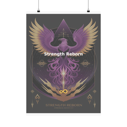 Strength Reborn - Matte Vertical Posters