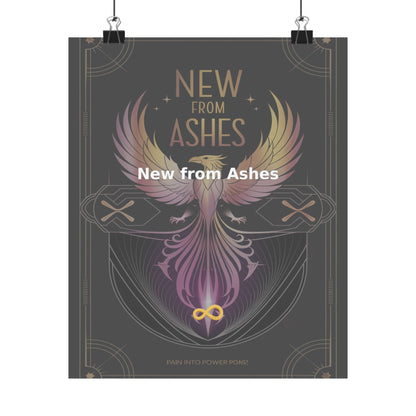 New from Ashes - Matte Vertical Posters
