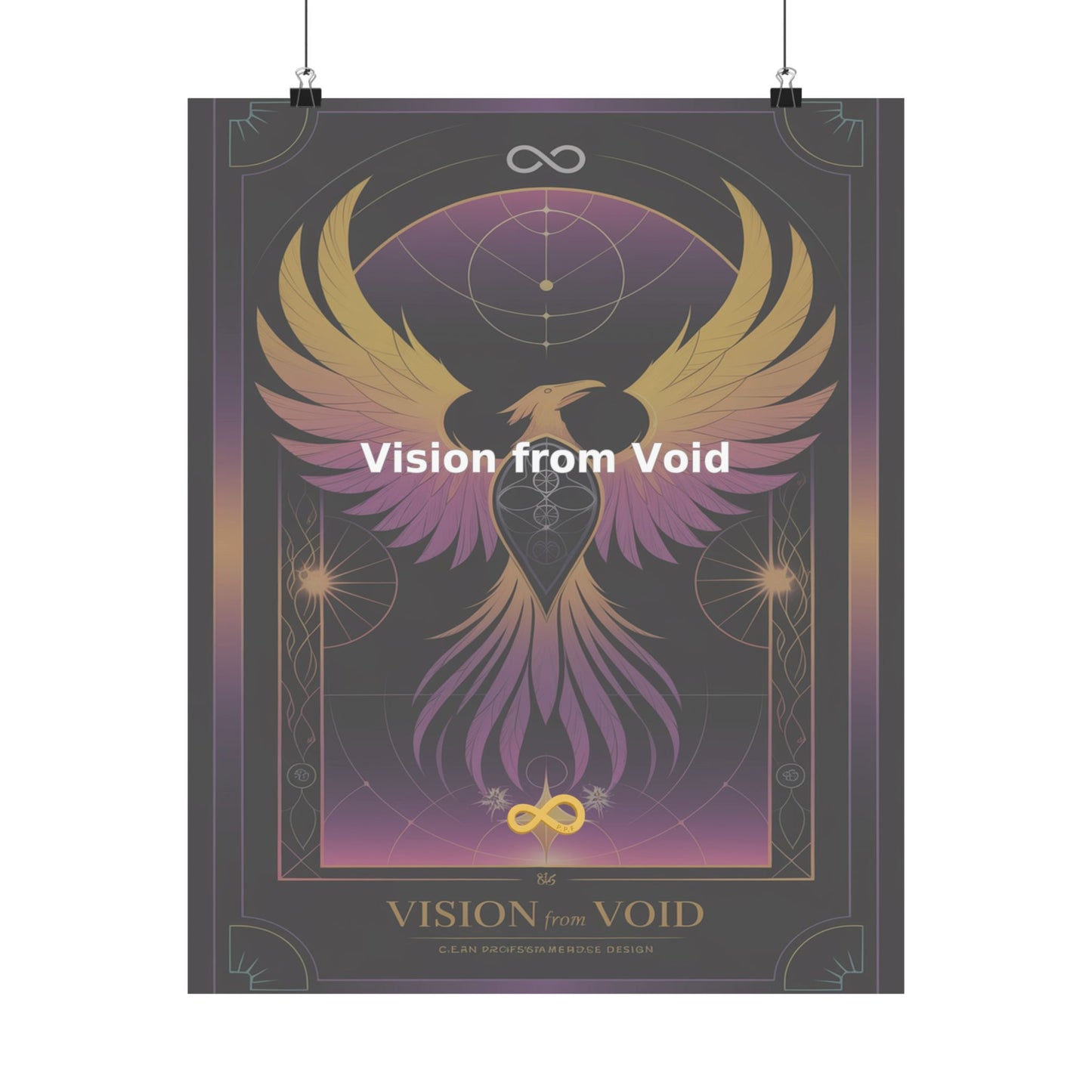 Vision from Void - Matte Vertical Posters