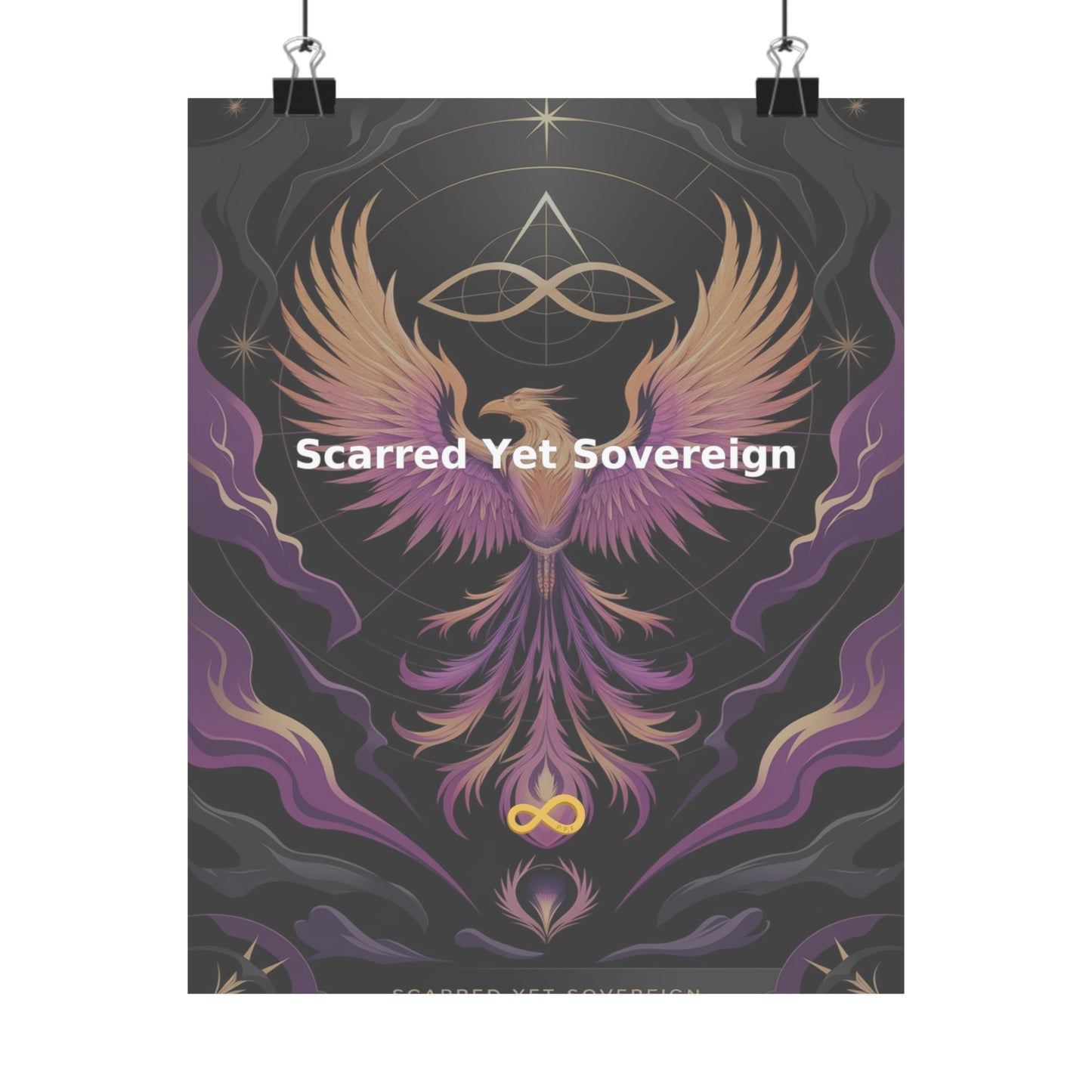 Scarred Yet Sovereign - Matte Vertical Posters