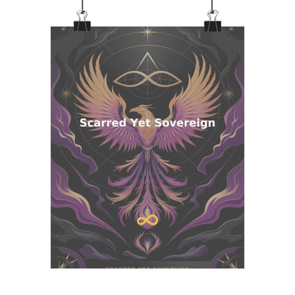 Scarred Yet Sovereign - Matte Vertical Posters