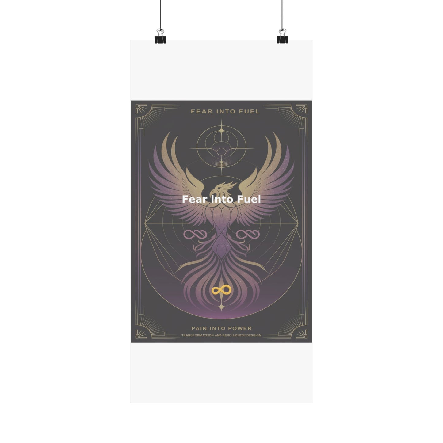 Fear into Fuel - Matte Vertical Posters