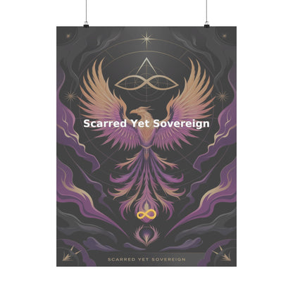 Scarred Yet Sovereign - Matte Vertical Posters