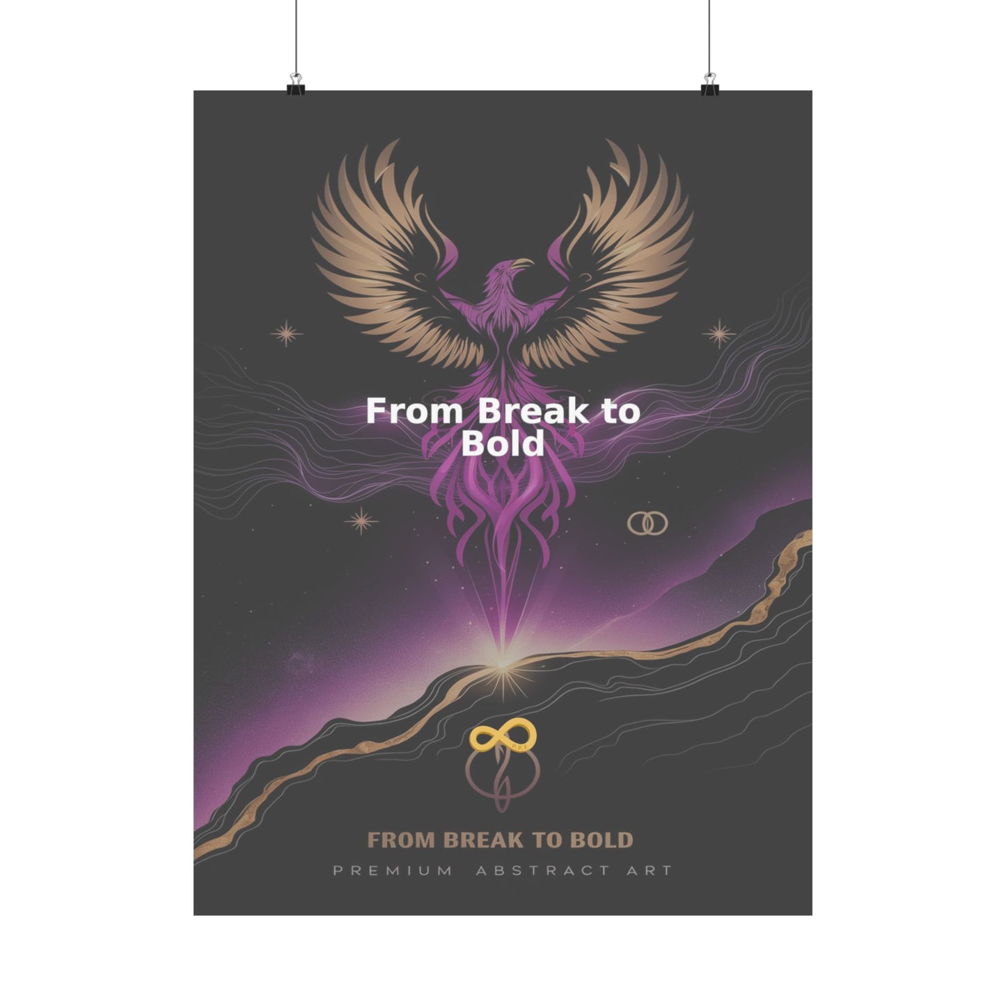 From Break to Bold - Matte Vertical Posters