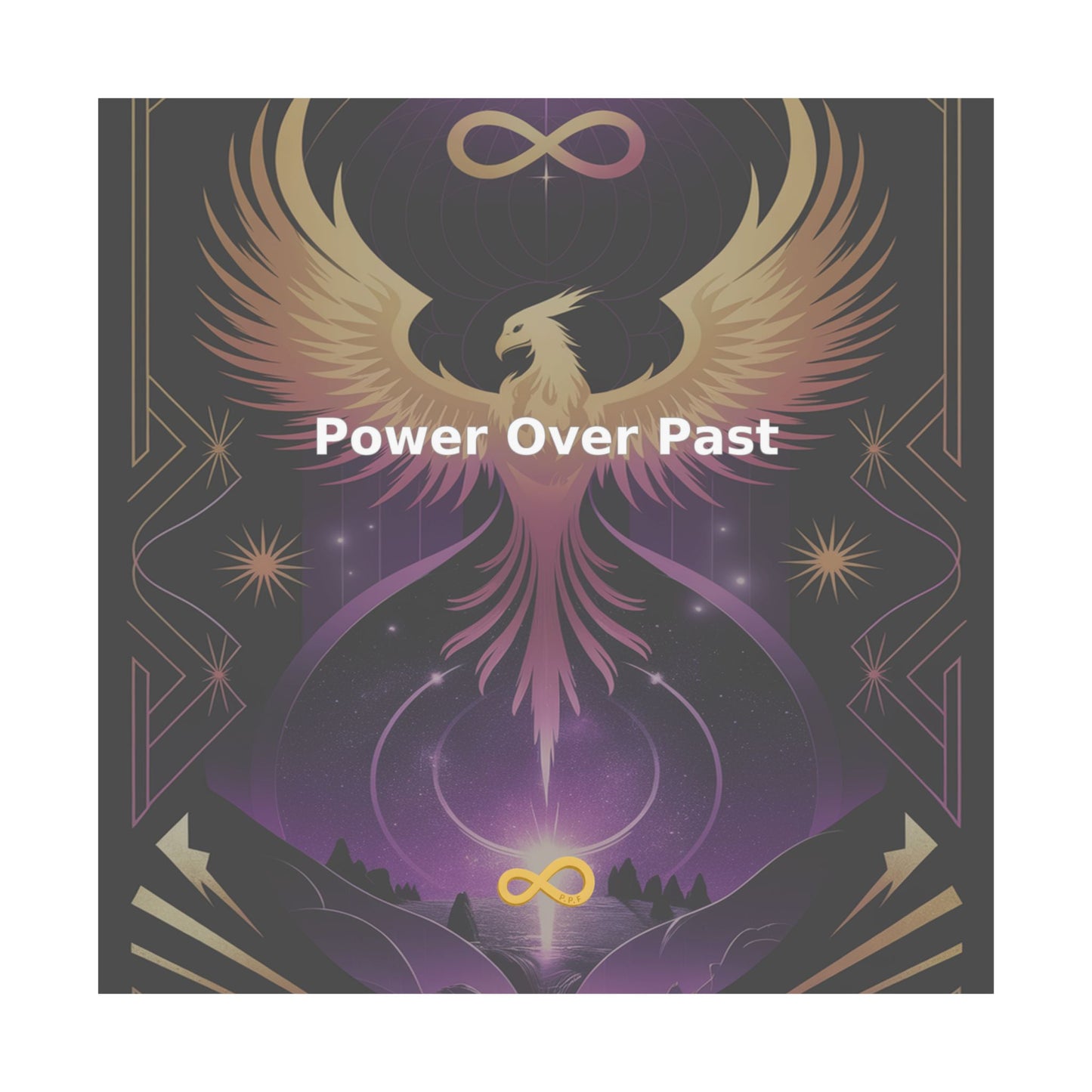 Power Over Past - Matte Vertical Posters