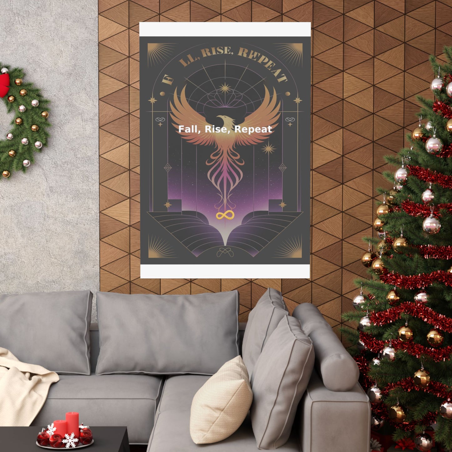 Fall, Rise, Repeat - Matte Vertical Posters