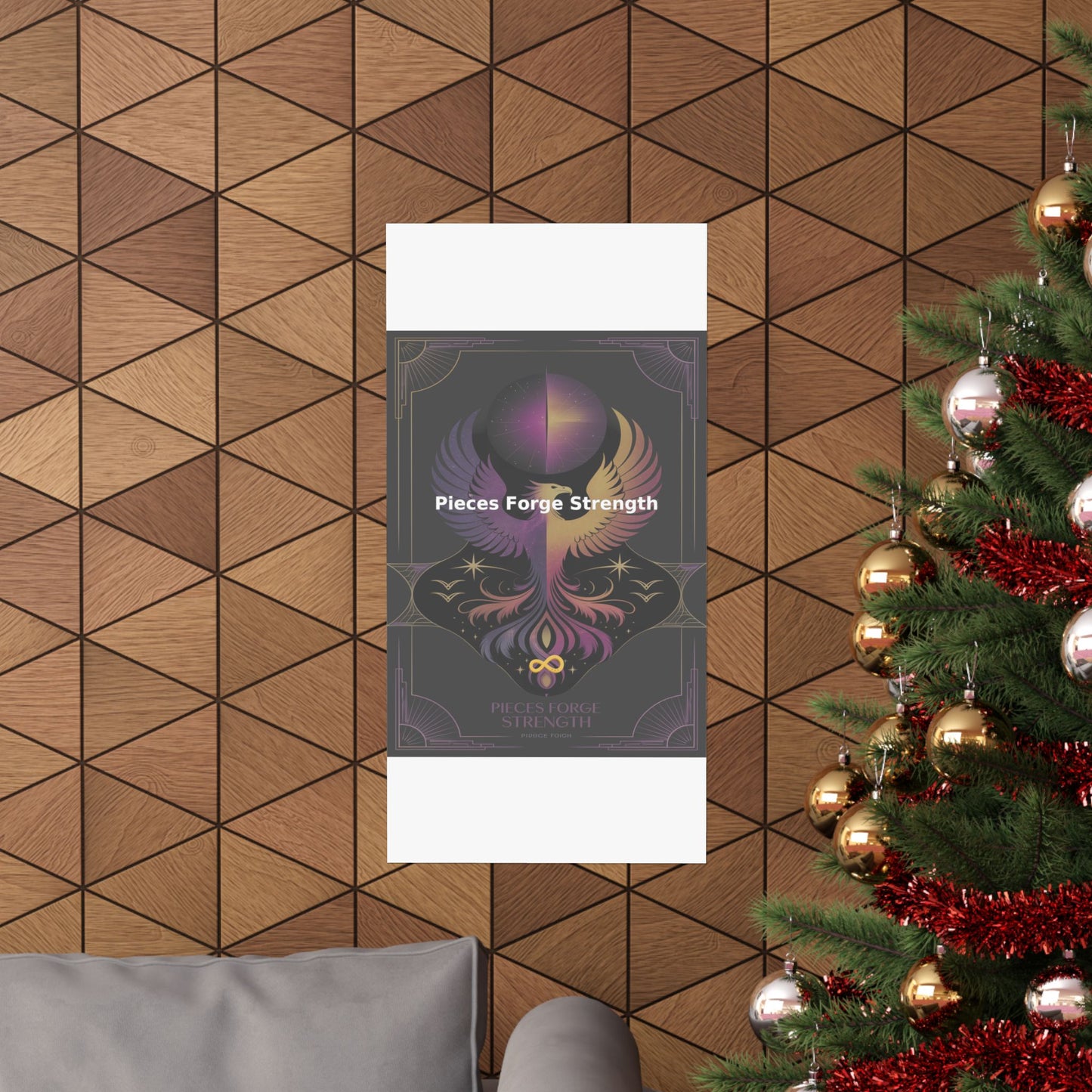 Pieces Forge Strength - Matte Vertical Posters