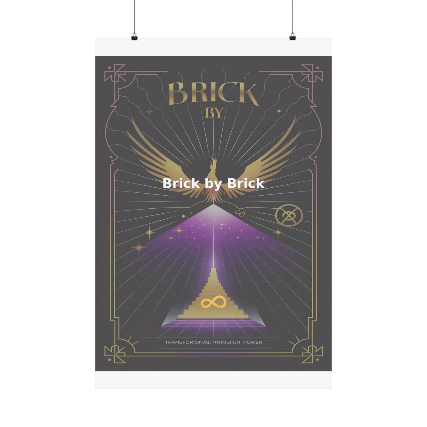 Brick by Brick - Matte Vertical Posters