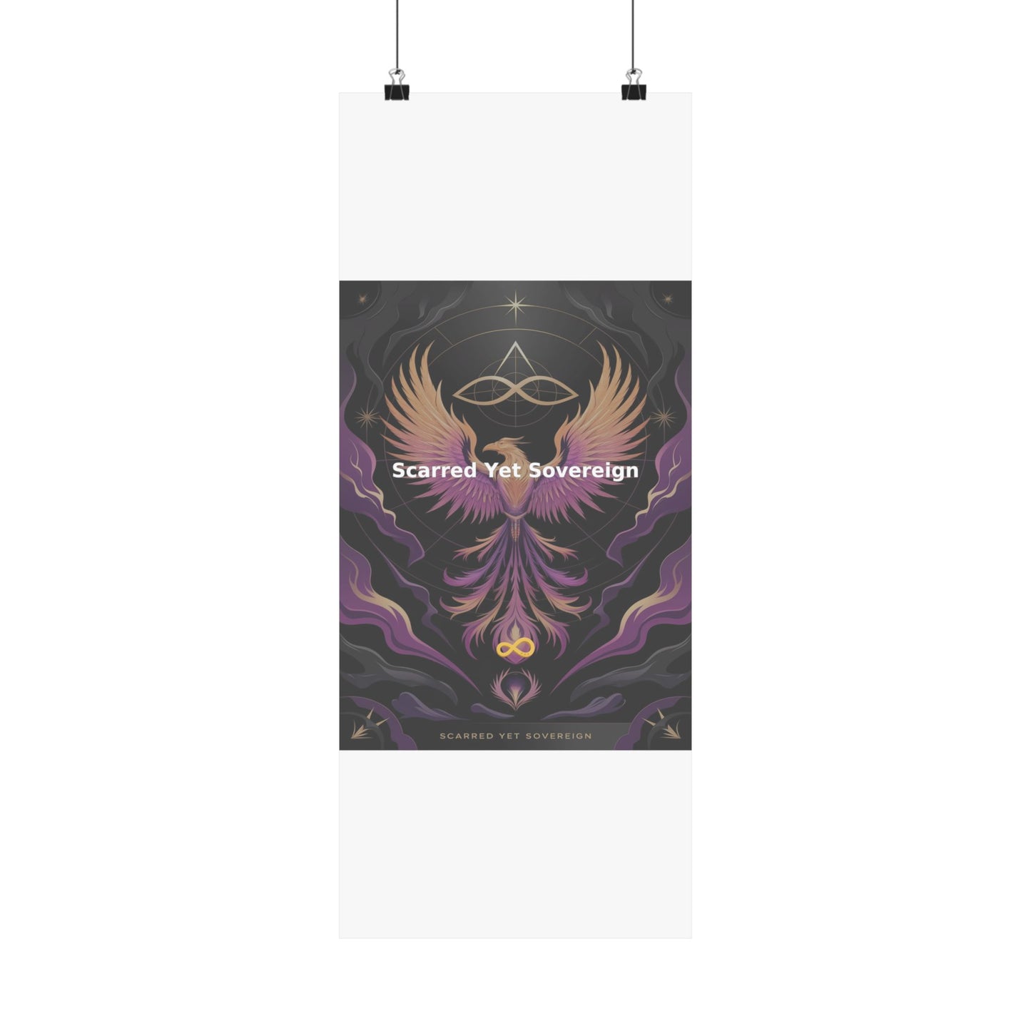 Scarred Yet Sovereign - Matte Vertical Posters