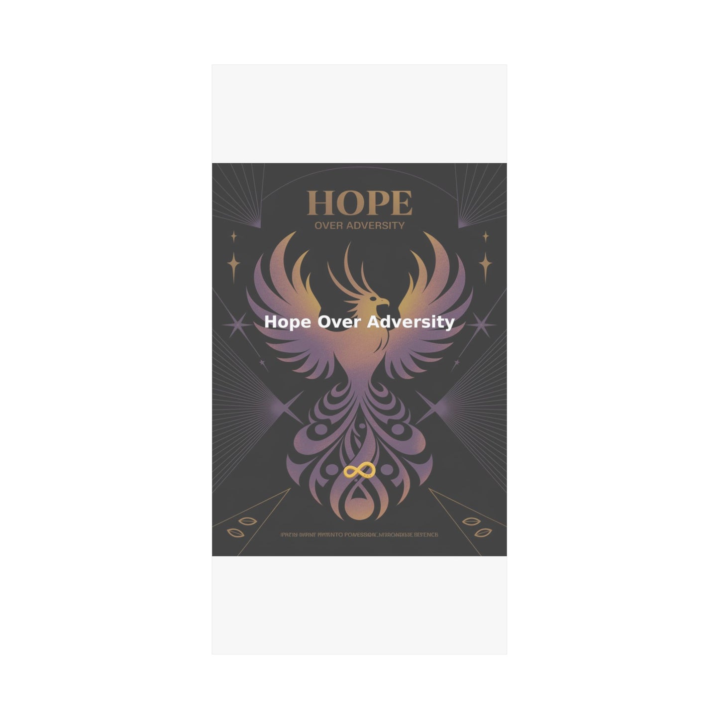Hope Over Adversity - Matte Vertical Posters