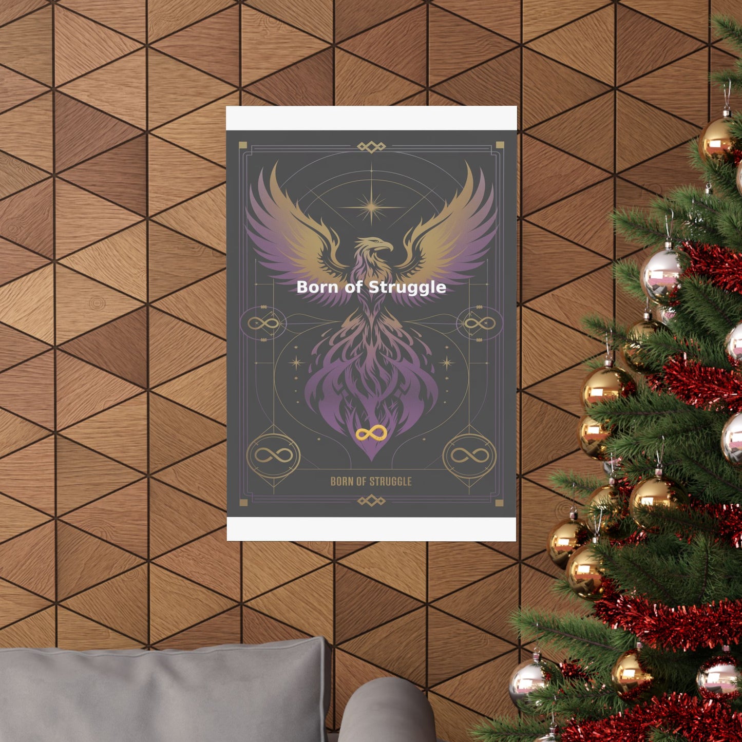 Born of Struggle - Matte Vertical Posters