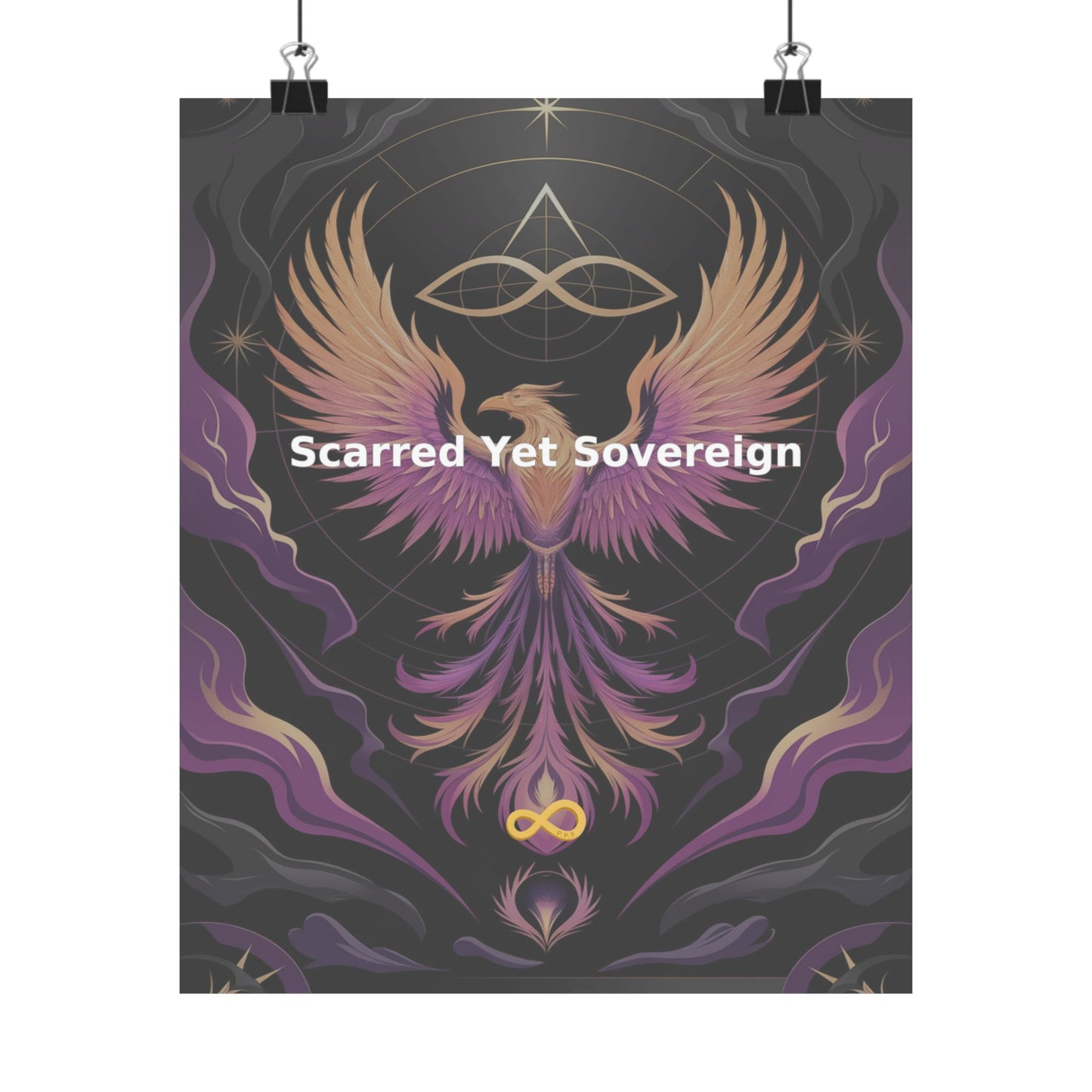 Scarred Yet Sovereign - Matte Vertical Posters