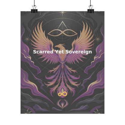 Scarred Yet Sovereign - Matte Vertical Posters
