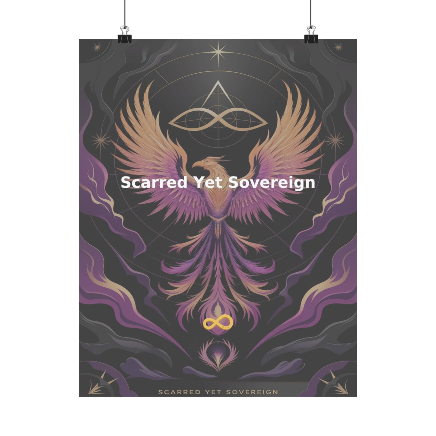 Scarred Yet Sovereign - Matte Vertical Posters