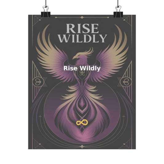 Rise Wildly - Matte Vertical Posters