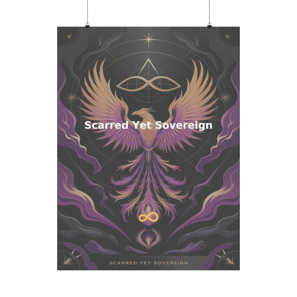 Scarred Yet Sovereign - Matte Vertical Posters