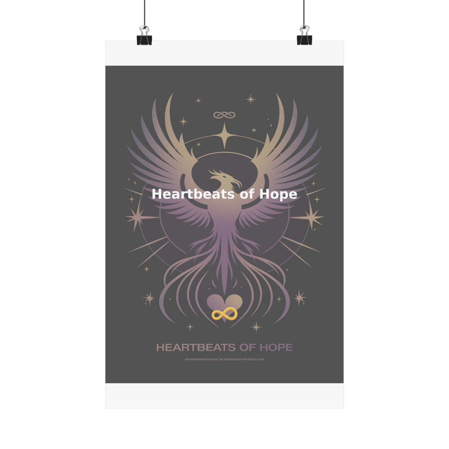 Heartbeats of Hope - Matte Vertical Posters