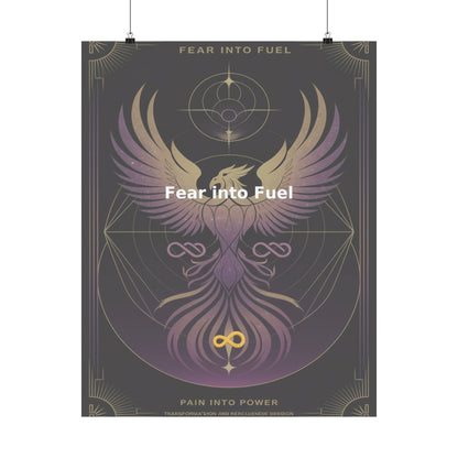 Fear into Fuel - Matte Vertical Posters