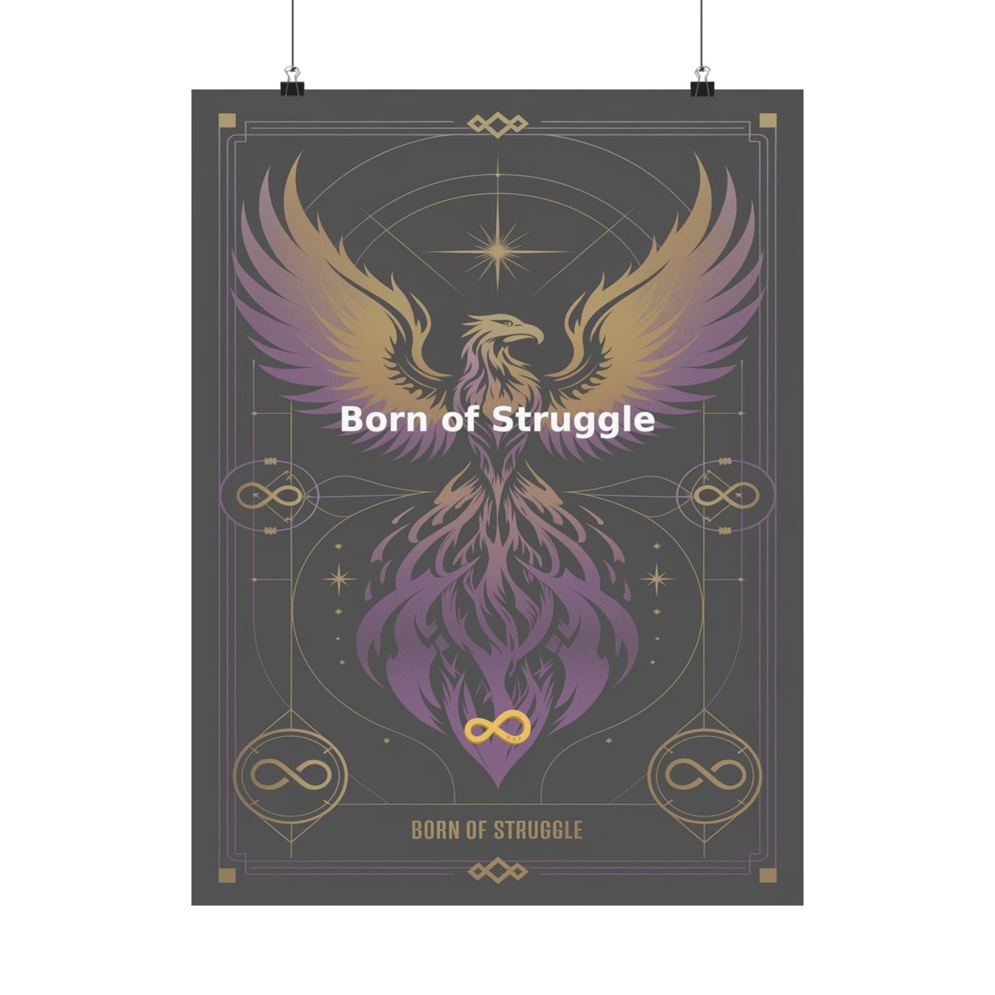 Born of Struggle - Matte Vertical Posters