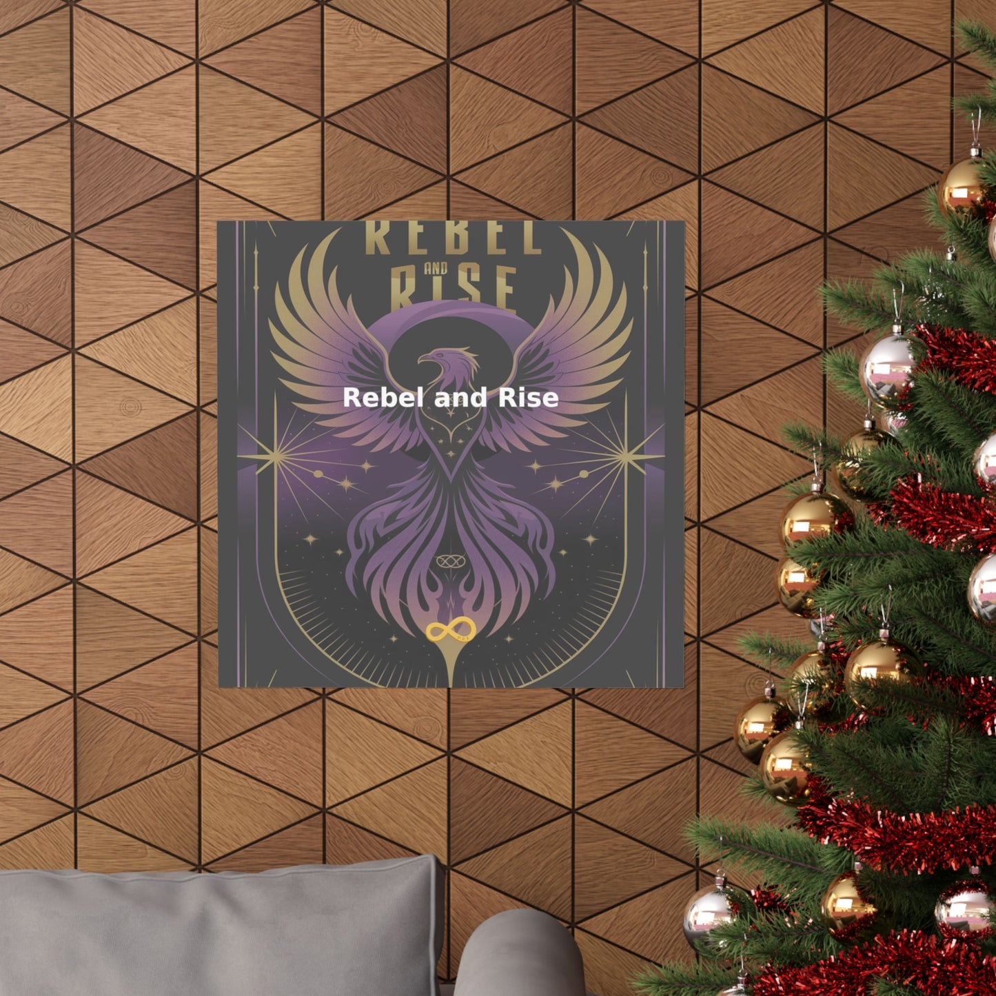 Rebel and Rise - Matte Vertical Posters